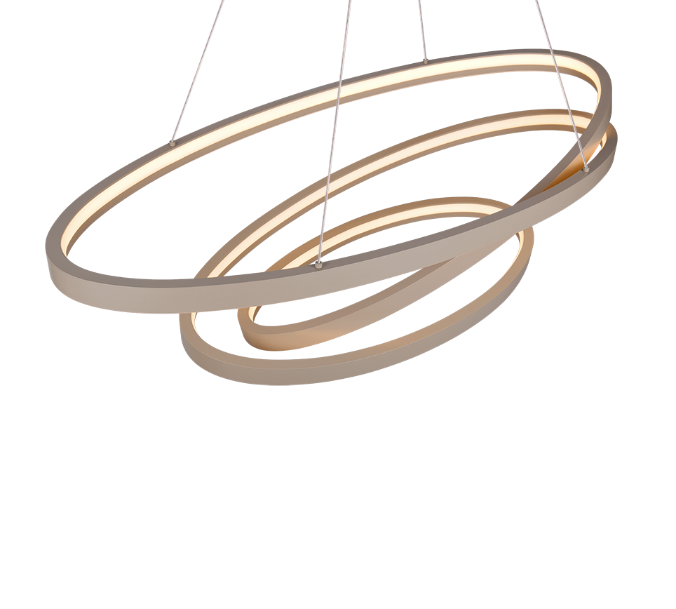 CIOLA | Pendant | Taupe | Metal