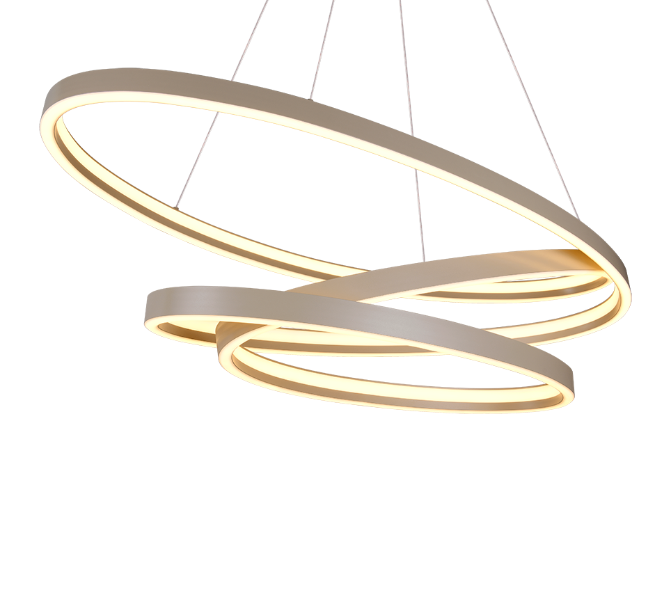 CIOLA | Pendant | Taupe | Metal