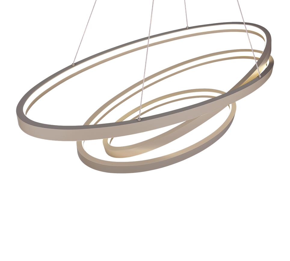 CIOLA | Pendant | Taupe | Metal