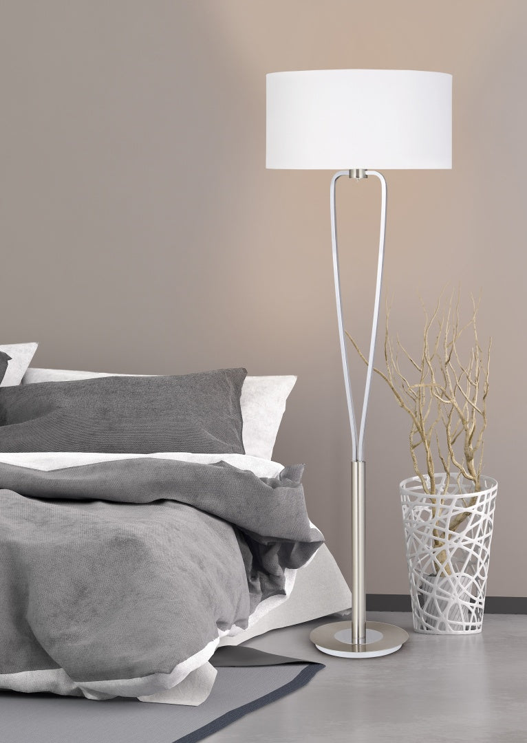 PARIS II | Floor lamp | Nickel mat | Metal