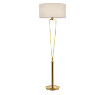 PARIS II | Floor lamp | Brass mat | Metal