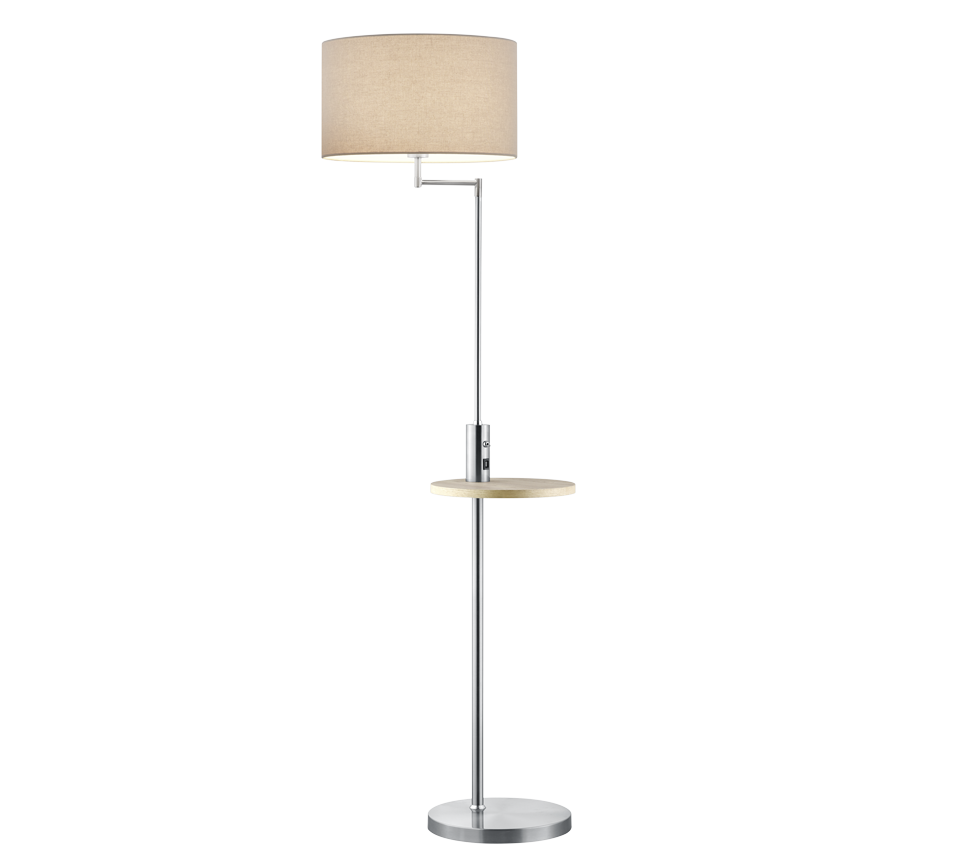 CLAAS | Floor lamp | Nickel mat | Metal