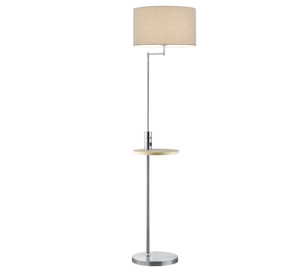 CLAAS | Floor lamp | Nickel mat | Metal