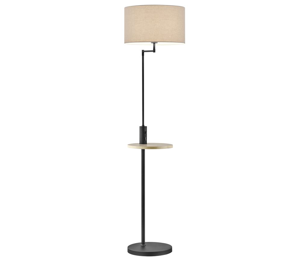 CLAAS | Floor lamp | Black mat | Metal