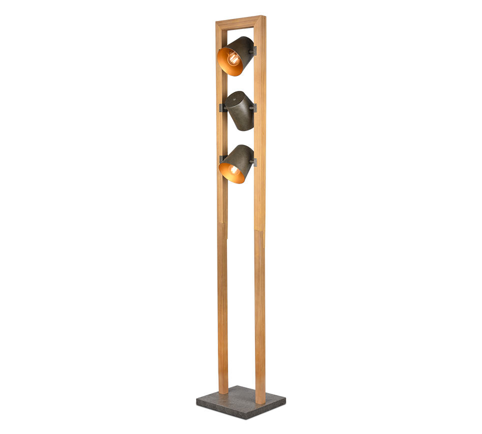 BELL | Floor lamp | Nickel antique | Metal