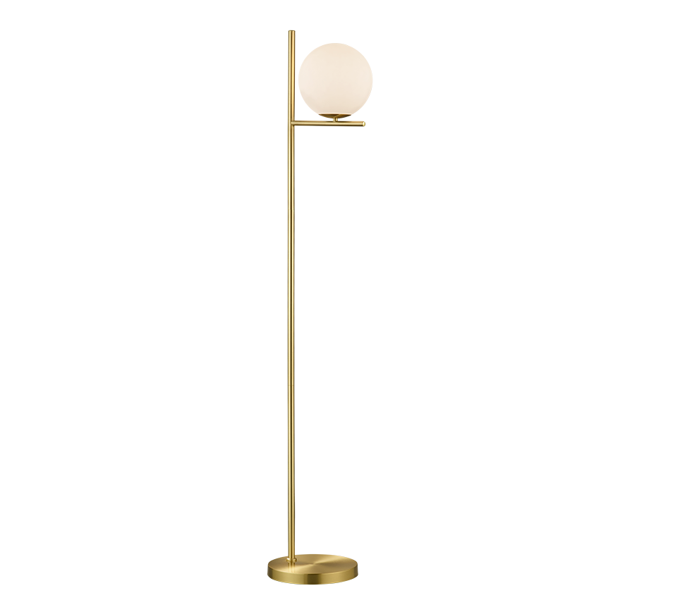 PURE | Floor lamp | Brass mat | Metal