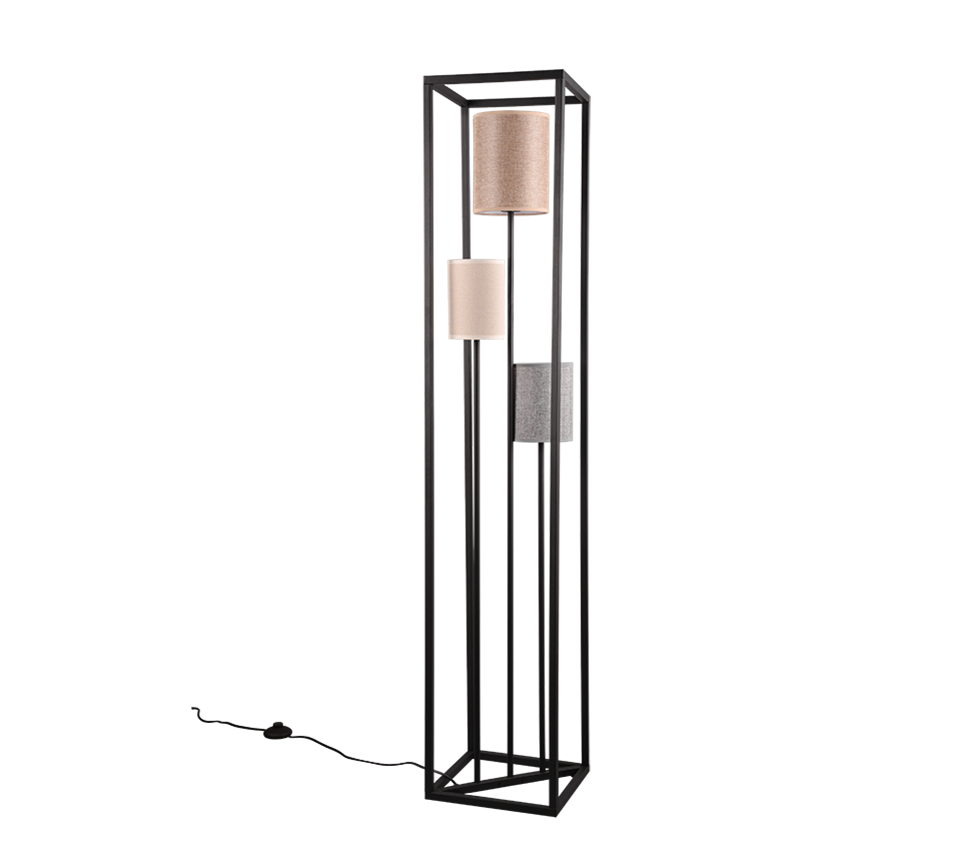 ROSS | Floor lamp | Black mat | Metal