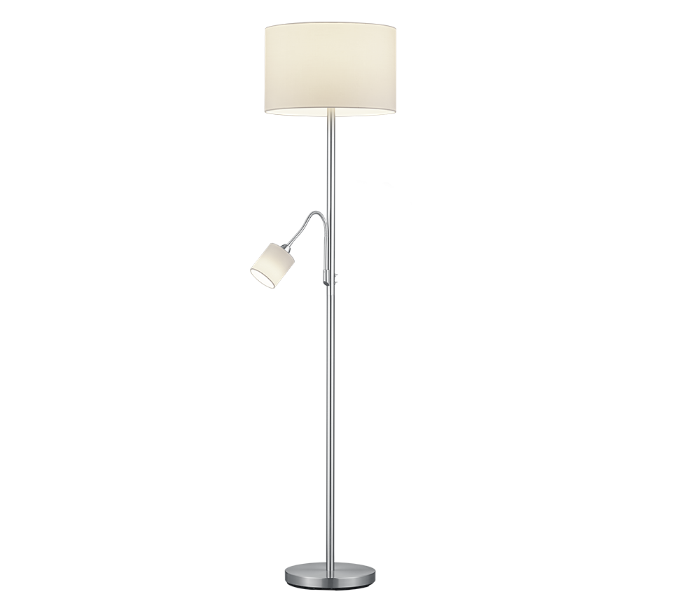 HOTEL | Floor lamp | Nickel mat | Metal