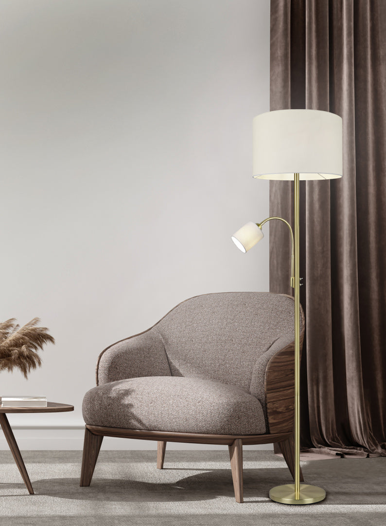 HOTEL | Floor lamp | Brass-colored | Metal