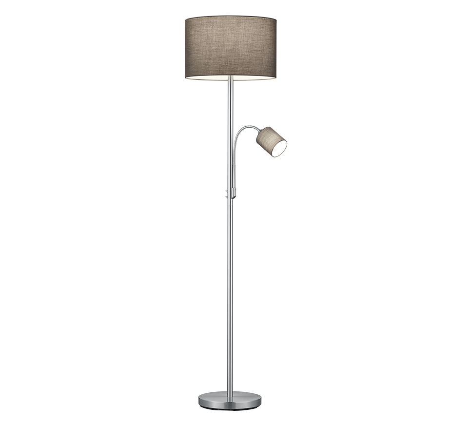 HOTEL | Floor lamp | Nickel mat | Metal