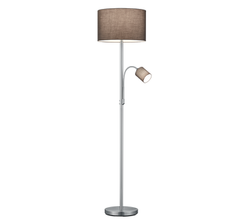 HOTEL | Floor lamp | Nickel mat | Metal