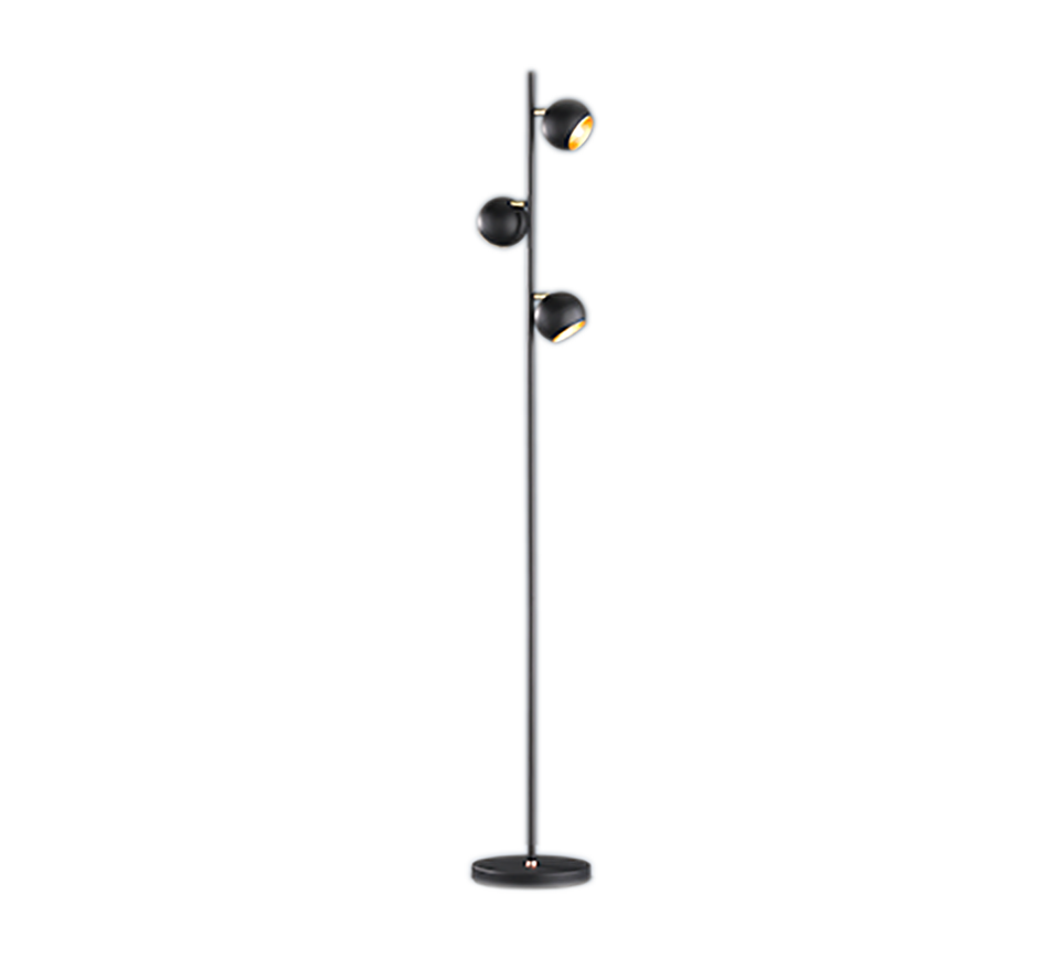 DAKOTA | Floor lamp | Black mat | Metal