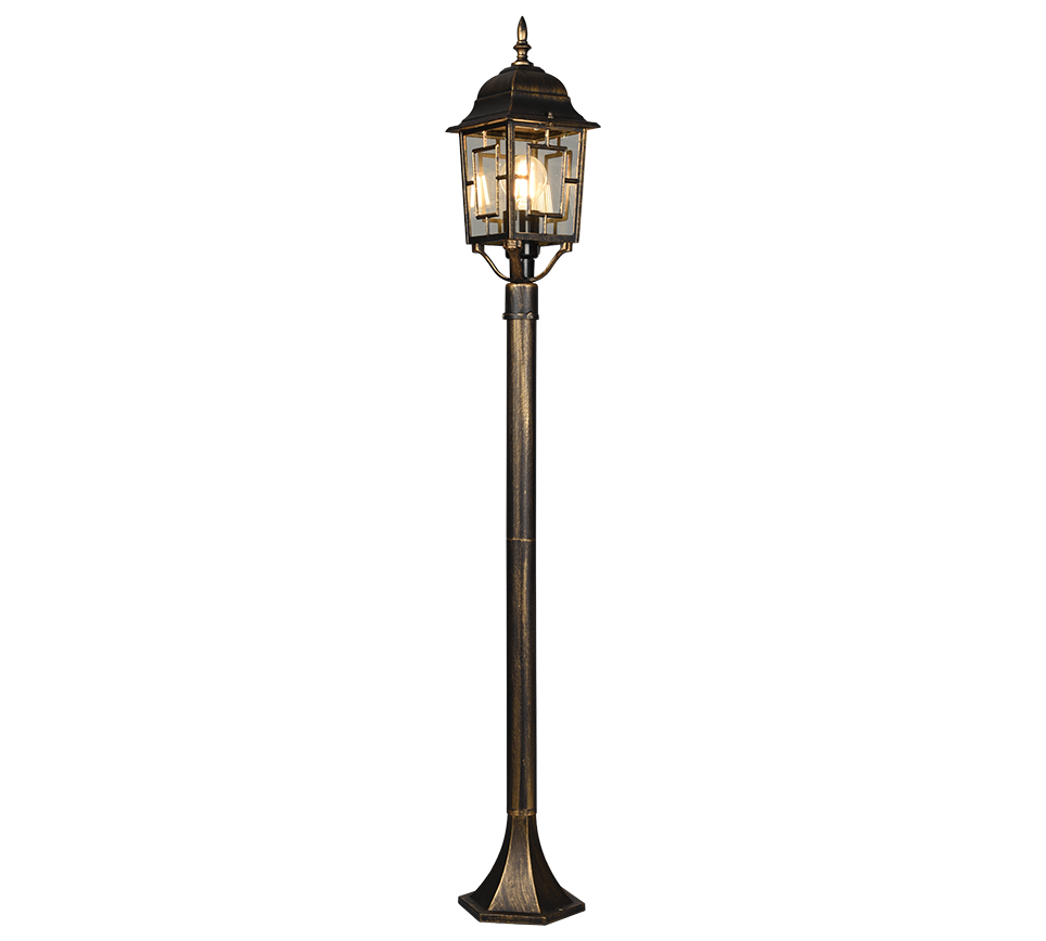 VOLTURNO | Pole | Antique rust | Diecast aluminium