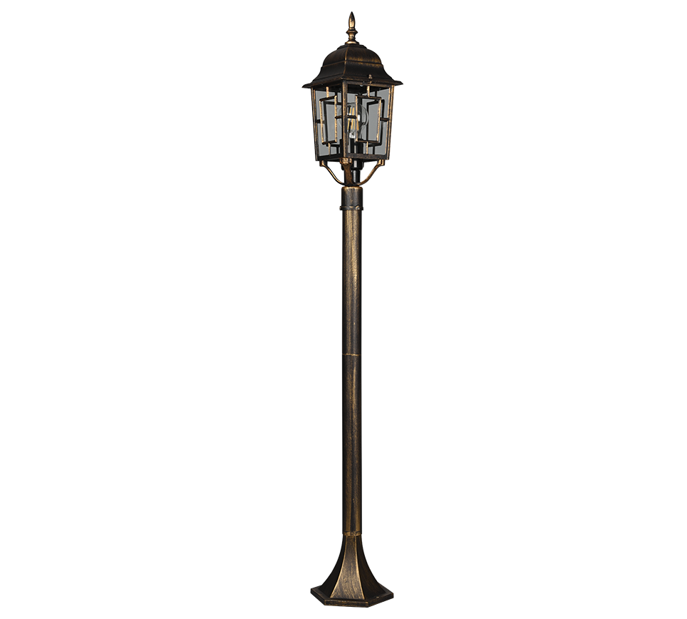 VOLTURNO | Pole | Antique rust | Diecast aluminium