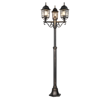 VOLTURNO | Pole | Antique rust | Diecast aluminium