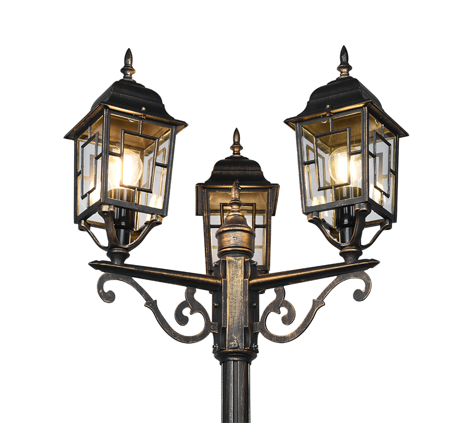 VOLTURNO | Pole | Antique rust | Diecast aluminium