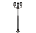 VOLTURNO | Pole | Antique rust | Diecast aluminium
