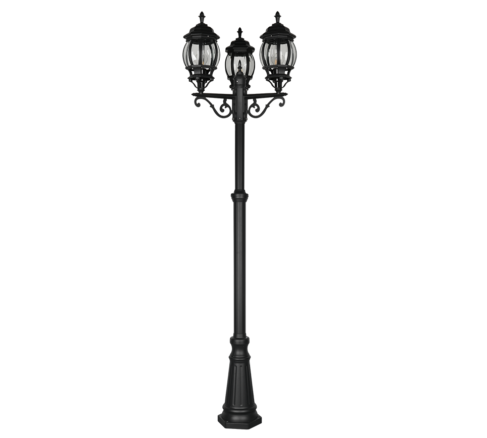 ELVO | Pole | Black mat | Diecast aluminium