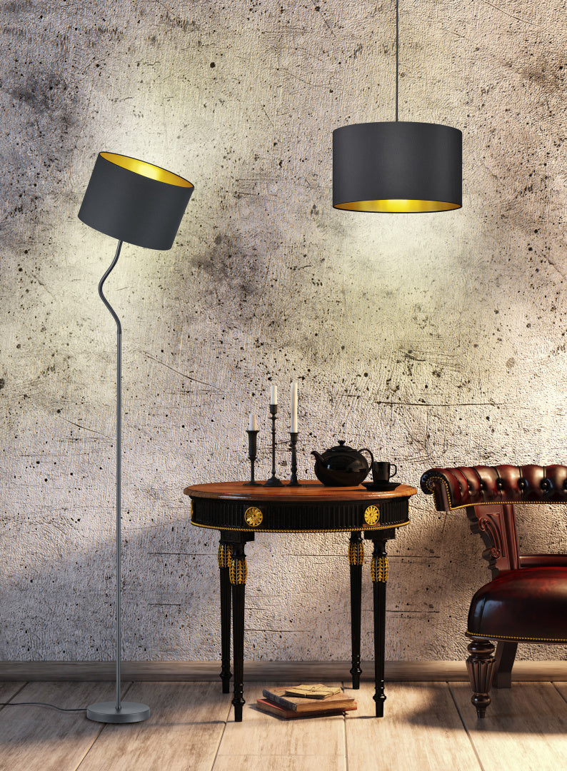 HOSTEL | Floor lamp | Black mat | Metal