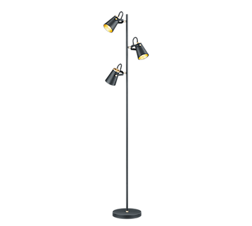 EDWARD | Floor lamp | Black mat | Metal