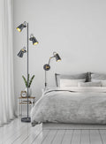 EDWARD | Floor lamp | Black mat | Metal