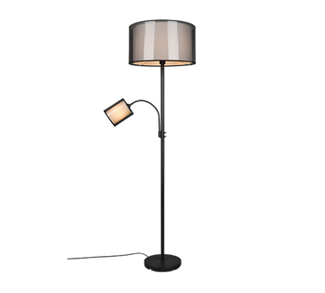 BURTON | Floor lamp | Black mat | Metal