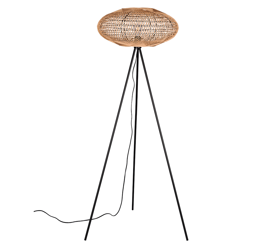 HEDDA | Floor lamp | Black mat | Metal