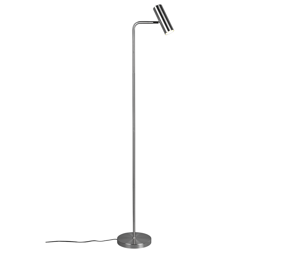 MARLEY | Floor lamp | Nickel mat | Metal