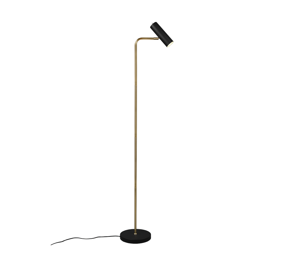 MARLEY | Floor lamp | Brass mat | Metal