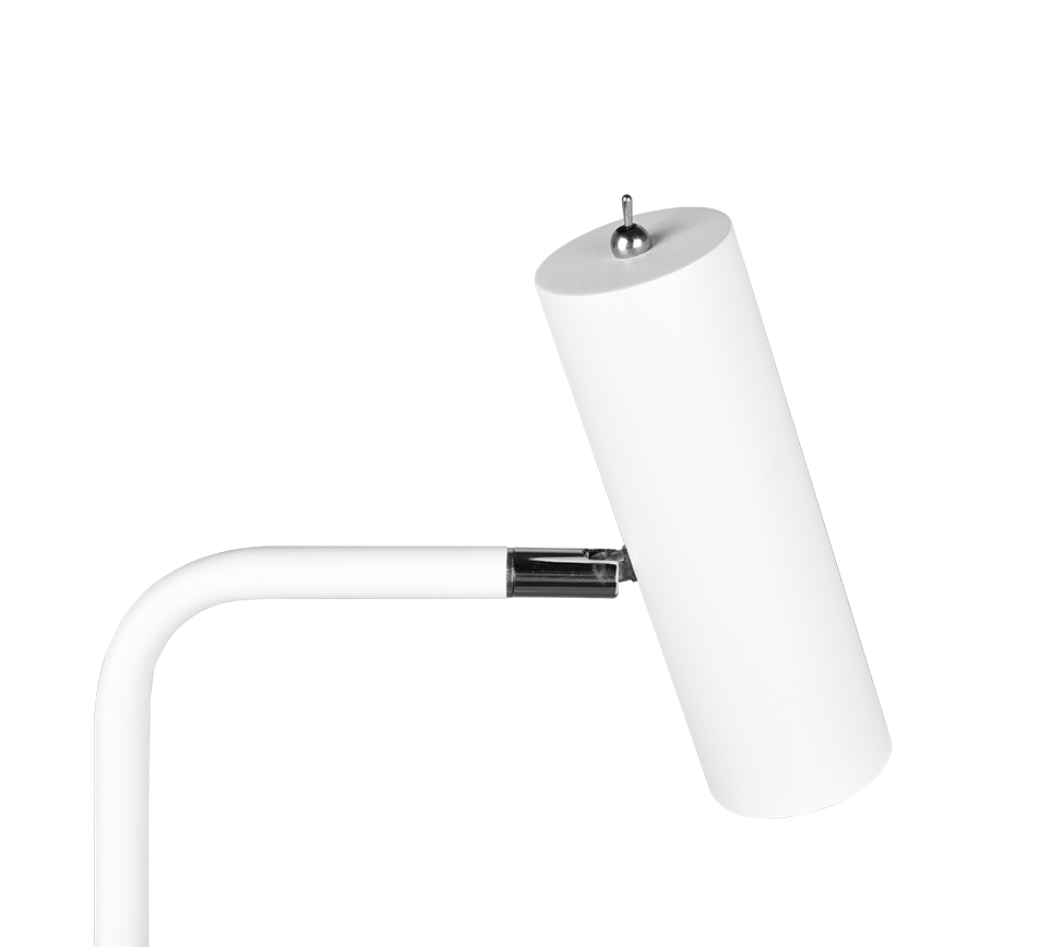MARLEY | Floor lamp | White mat | Metal
