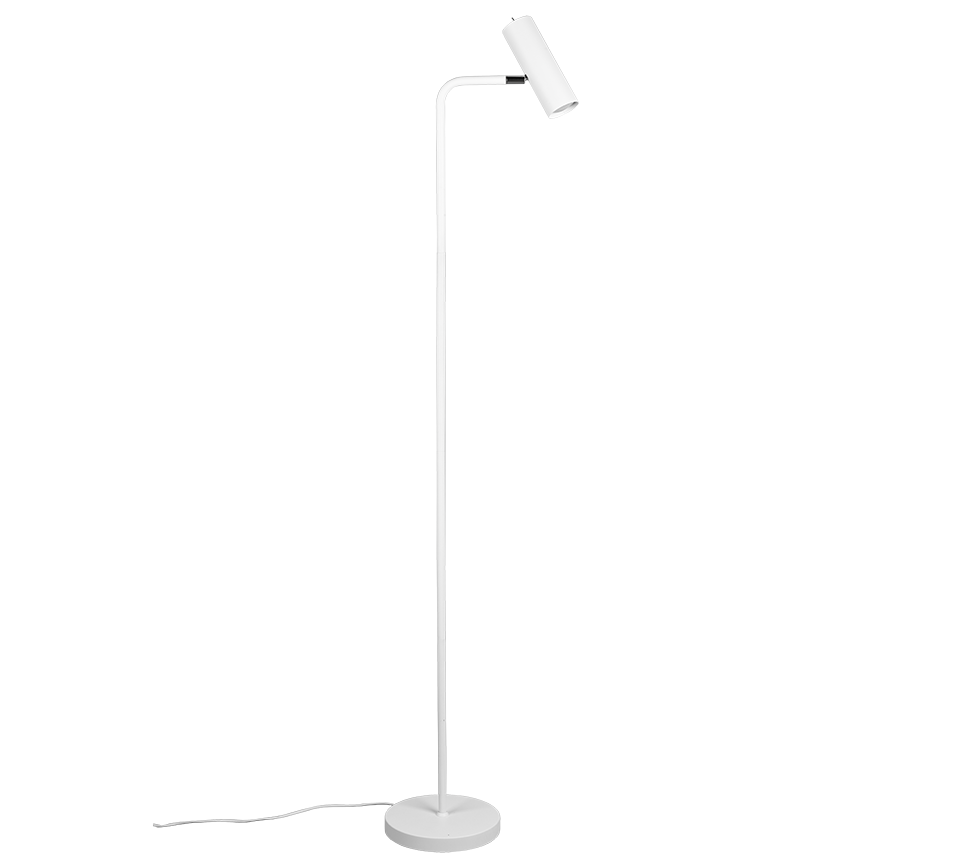 MARLEY | Floor lamp | White mat | Metal