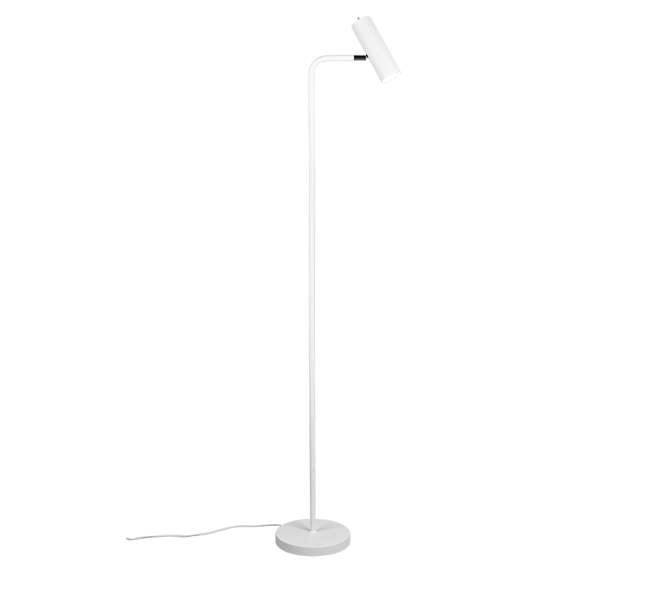 MARLEY | Floor lamp | White mat | Metal