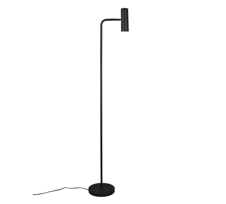 MARLEY | Floor lamp | Black mat | Metal