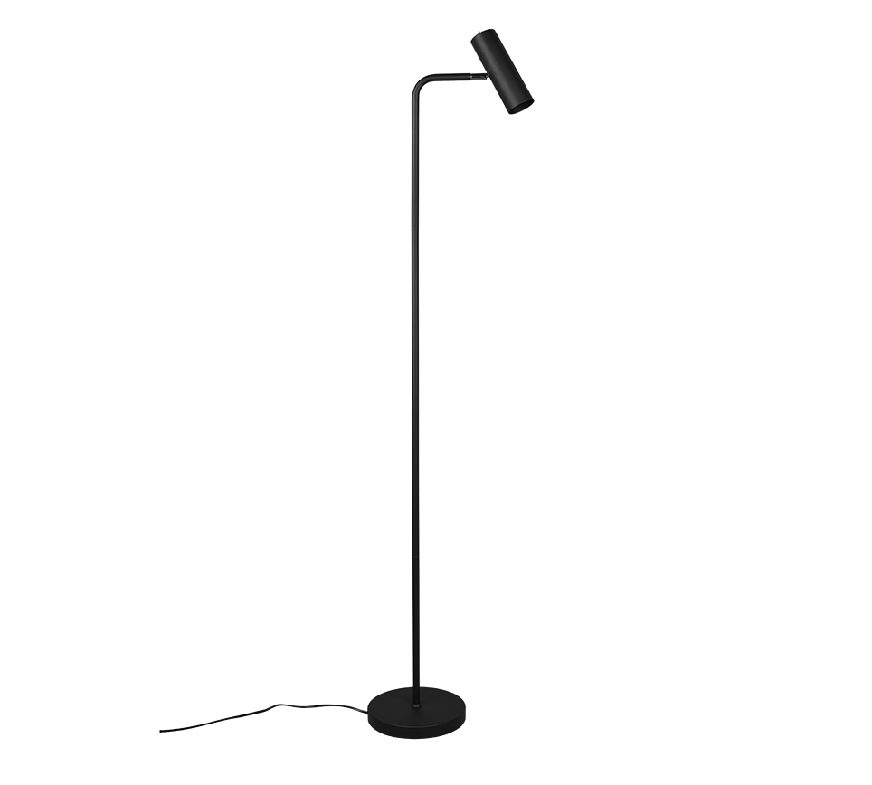 MARLEY | Floor lamp | Black mat | Metal