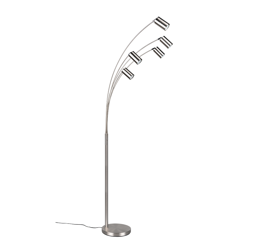 MARLEY | Floor lamp | Nickel mat | Metal