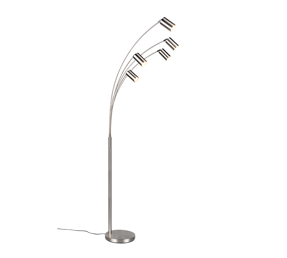 MARLEY | Floor lamp | Nickel mat | Metal