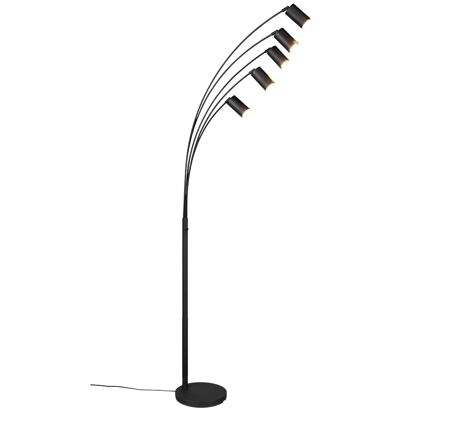 MARLEY | Floor lamp | Black mat | Metal