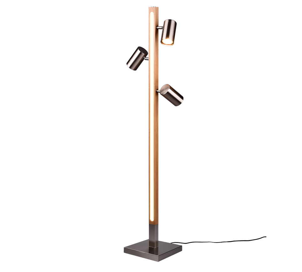 MARLEY | Floor lamp | Nickel mat | Metal