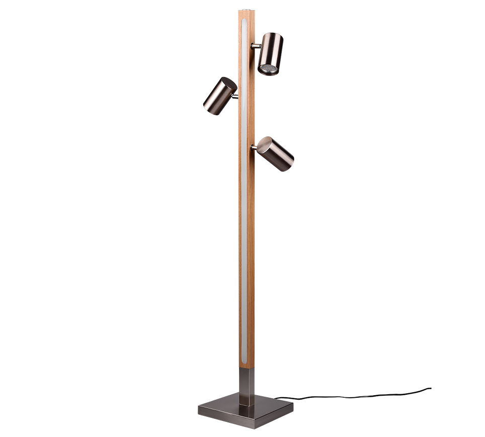 MARLEY | Floor lamp | Nickel mat | Metal