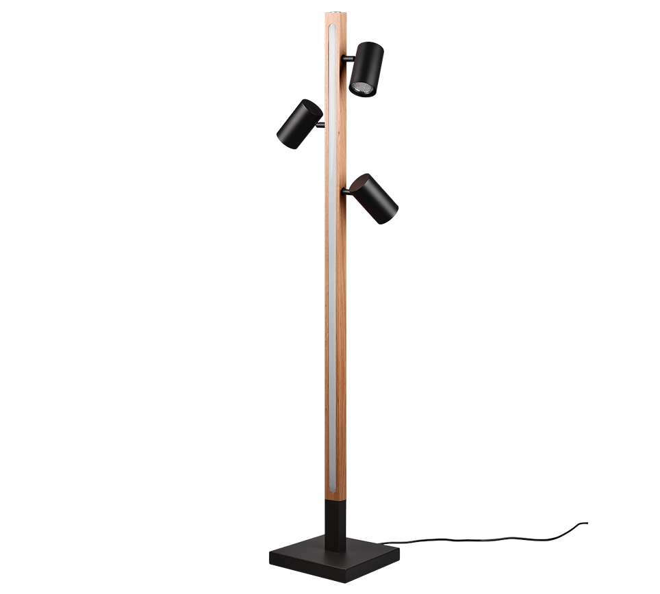 MARLEY | Floor lamp | Black mat | Metal