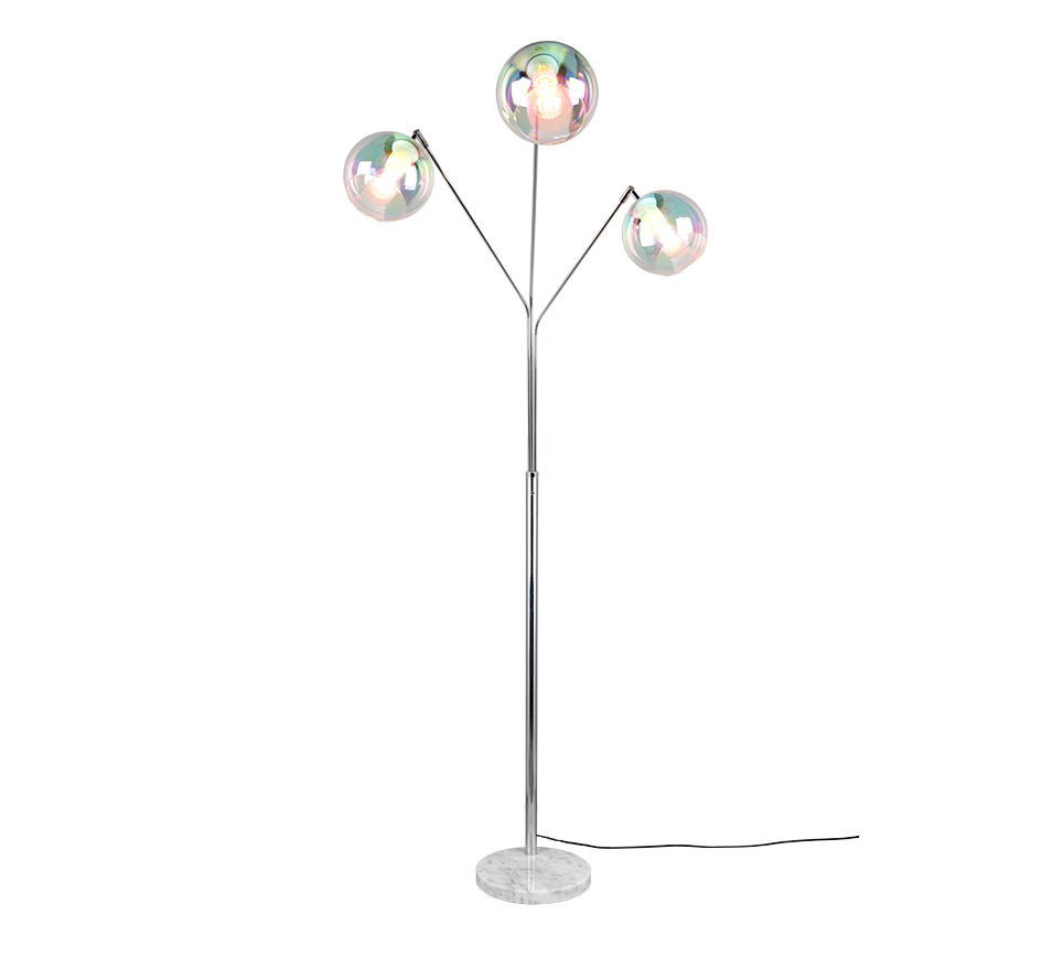 PAXTON | Floor lamp | Chrome | Metal