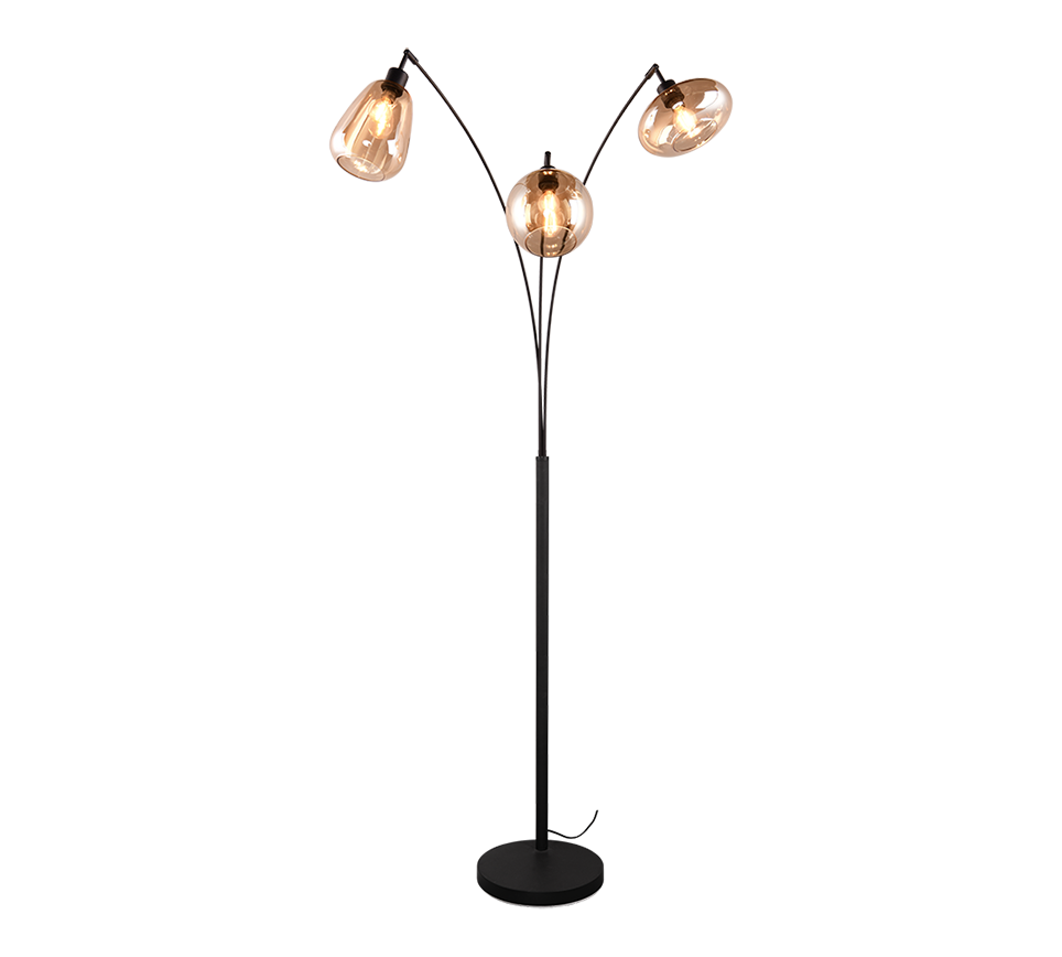 LUMINA | Floor lamp | Black mat | Metal