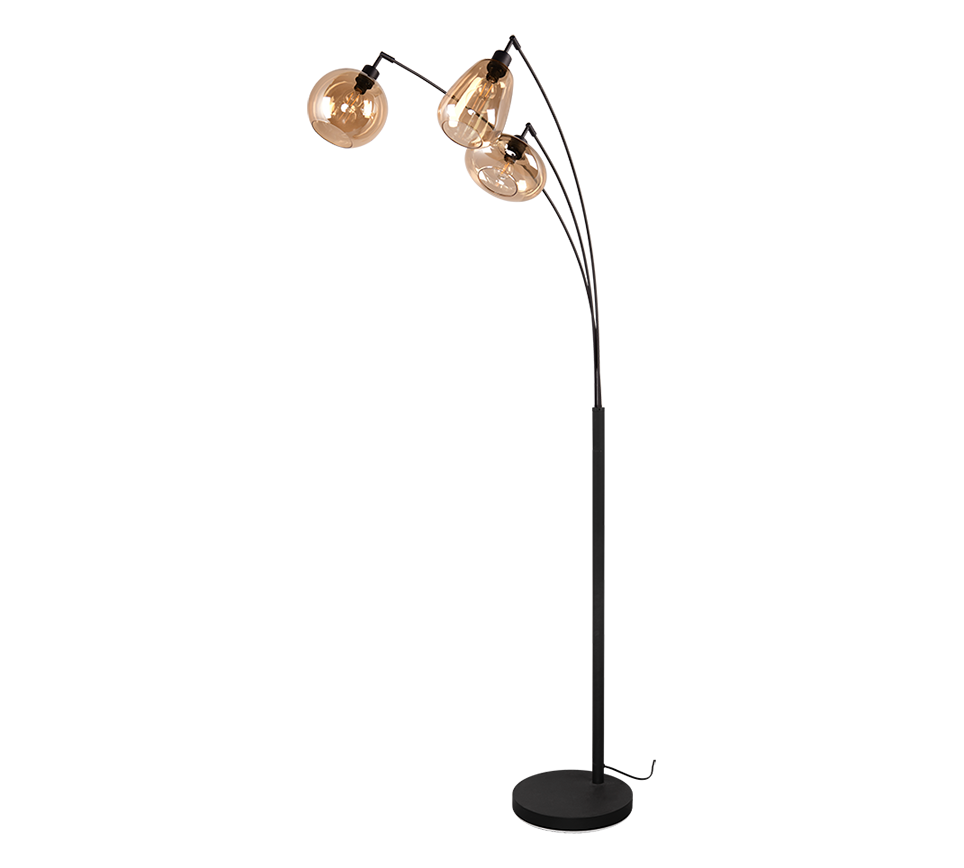 LUMINA | Floor lamp | Black mat | Metal