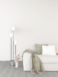 BARRET | Floor lamp | Chrome | Metal