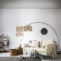 MANSUR | Floor lamp | Black mat | Metal