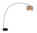 MANSUR | Floor lamp | Black mat | Metal