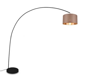 MANSUR | Floor lamp | Black mat | Metal