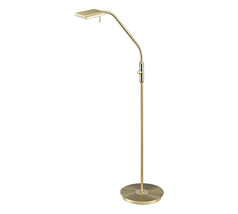BERGAMO | Floor lamp | Brass mat | Metal