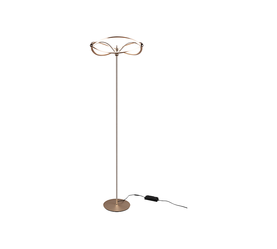 CHARIVARI | Floor lamp | Brass mat | Metal