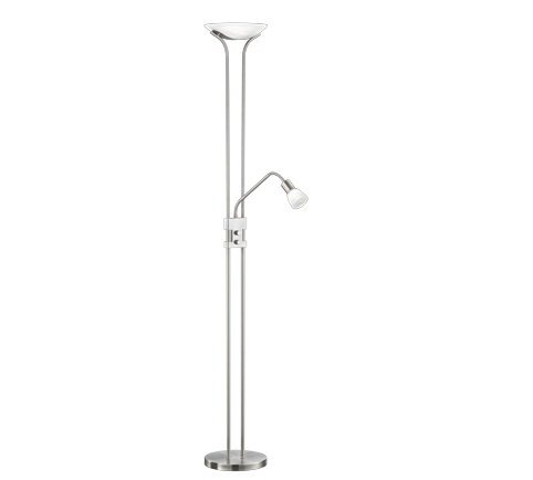 SANTO II | Floor lamp | Nickel mat | Metal
